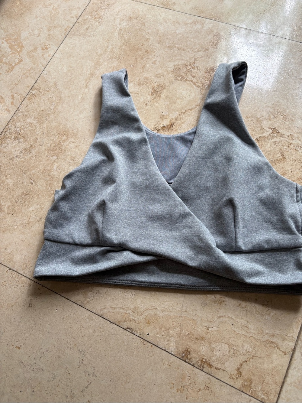 Born Primitive Grey Athletic Tank Top with Logo